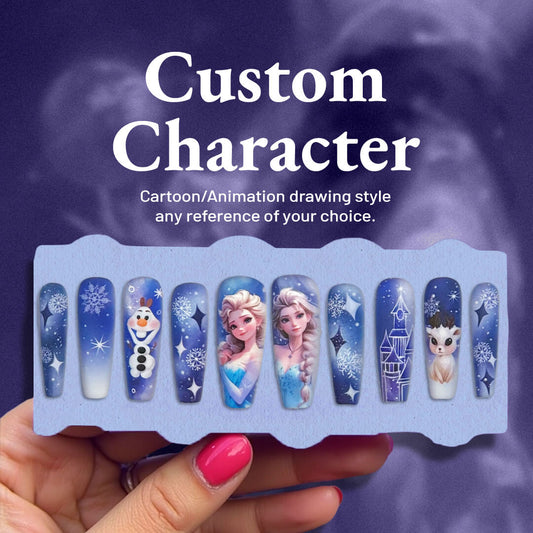 Custom Character Press-Ons