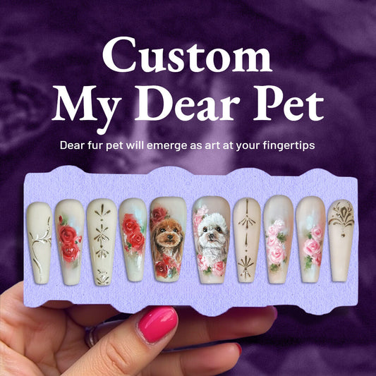 Custom Dear Pet Press-Ons